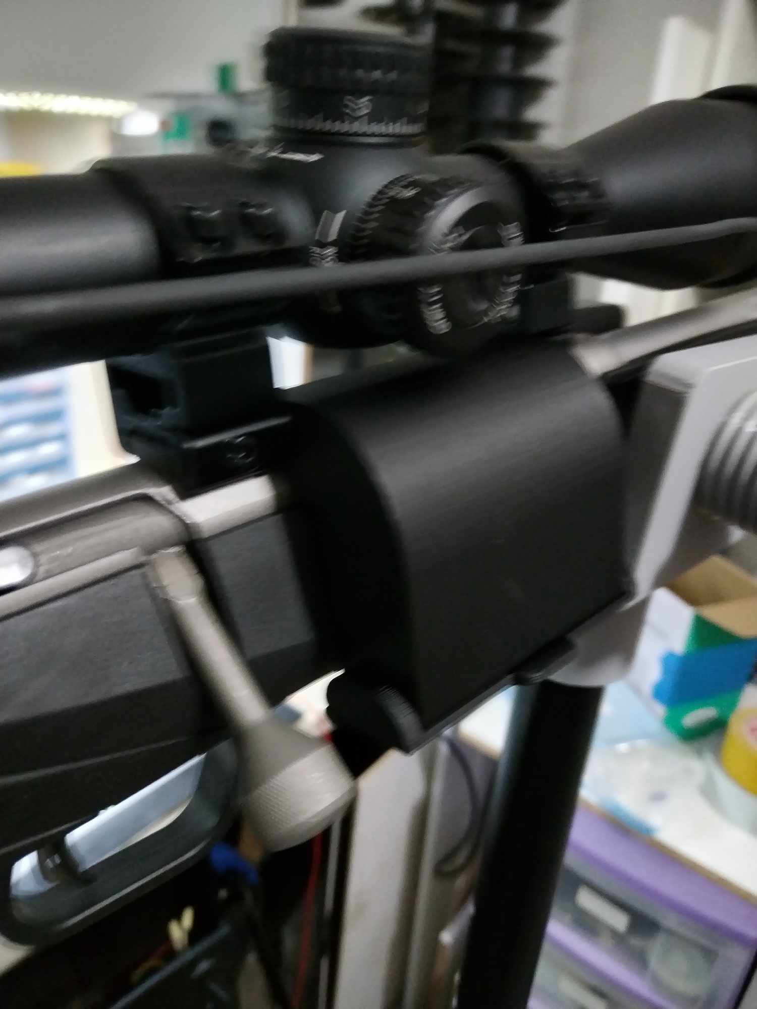 sleeve recuperator shooting leisure 22lr rifle 3D print model - Mito3D
