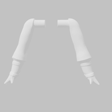 sleeves1 modular chibi estatuilla varios las mangas de los brazos intercambiables figura anime el 3d print model - Mito3D