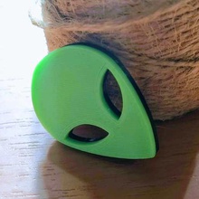 alien tête trousseau clés 2d cyberdog 3d print model - Mito3D