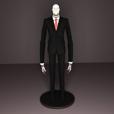 slender man game slenderman horror creepypasta creepy terror halloween pasta serialkiller killer evil boogeyman movie 3d print model - Mito3D