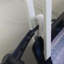 slibb câble cheville titulaire soutien ordinateur 3d print model - Mito3D