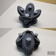 slice gears engrenages- mecanical robotique- toys educational mechanical_toys 3d print model - Mito3D