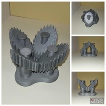 rebanada de engranajes varios 3d print model - Mito3D