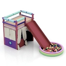 slide playground chute 3d print model - Mito3D