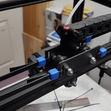 slide belt clamp modded rubber belts tool 3d printer parts 3d print model - Mito3D
