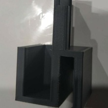 sliding cupboard guide door placard 3d print model - Mito3D