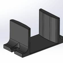 sliding door rail home doorway slide 3d print model - Mito3D