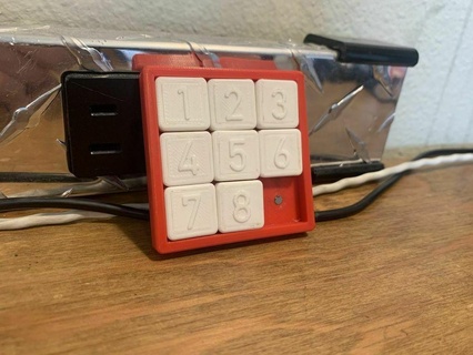 gleiten magnetisch Fliese Puzzle 8 zappeln fidget toy Spielzeug Magnet Magnete befriedigend Spiel Rätsel Tafel Spiele 3d print model - Mito3D
