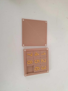 gleiten Zahlen Puzzle Spiel 3d print model - Mito3D