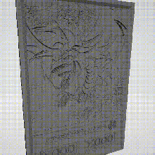 slifer cielo Drago yugioh anime carta yu gi oh carte 3d print model - Mito3D