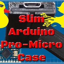 slim arduino pro micro leonardo caso duckduino strumento l'elettronica 3d print model - Mito3D