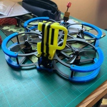 ince bamper iflight yaban arısı oyun Uçan göz dronlar fpv kanal koruyucu 3d print model - Mito3D