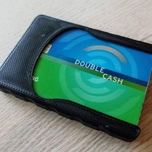 Delgado minimalista billetera artilugio dinero tarjeta tarjetas titular soporte edc 3d print model - Mito3D