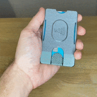 slim smart wallet nfc 3d print model - Mito3D
