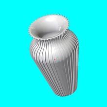 slim vase home flower pot rose 3d print model - Mito3D
