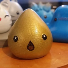 slime rancher gold lucky puddle slimes art 3d print model - Mito3D