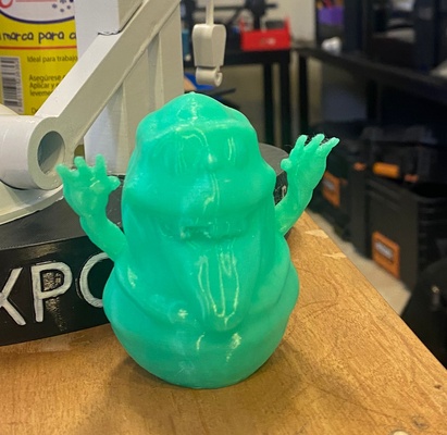 slimer ghostbuster art toy colecionables juguetes 3d print model - Mito3D