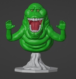 slimer ghostbusters 3d print model - Mito3D