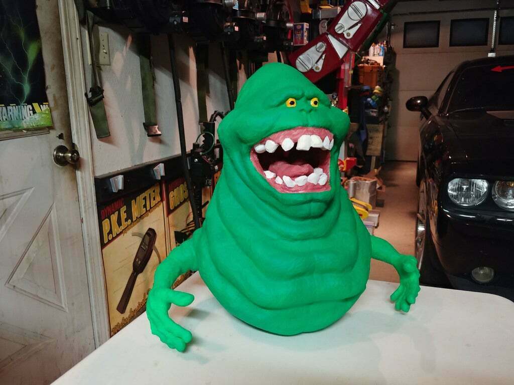 slimer nearly full size ghostbusters props 3D print model - Mito3D