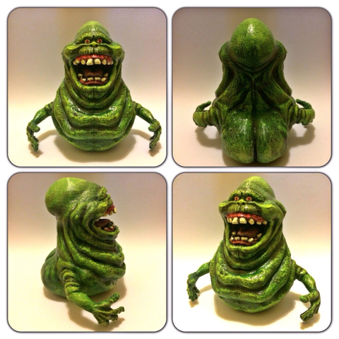 slimer resculpted 70 mo l'art 3D print model - Mito3D