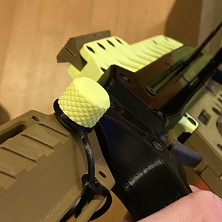 sapan omuz stok mevcut vidalamak topuz okçuluk tatar yayı tabanca tekrar tüfek karahindiba mini toplayıcı vida topuzu scew 3d print model - Mito3D