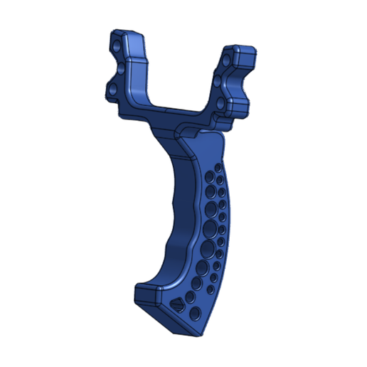 estilingue onda alvo tiroteio arma fogo caçador pescaria acampamento montanha 3D print model - Mito3D