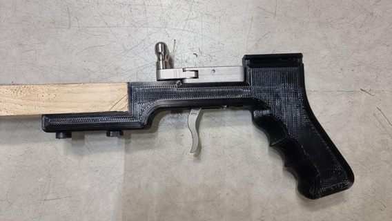 slingshot rifle hunt toy plinking garden 3d print model - Mito3D