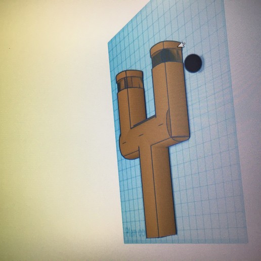 sapanla taş atan adam gadget sapan 3D print model - Mito3D