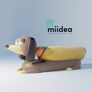 slinky Achevée titulaire soutien porta saucisse Hot dog impresion3d jouet récit Pixar 3d print model - Mito3D