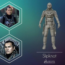 Slipknot 3d Vesika heykel Yazdır model Sanat adam aktör 3dmodel heykeller 3d print model - Mito3D