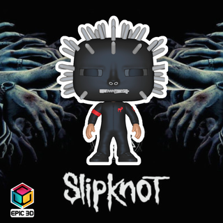 slipknot funko pop personalizzato roccia 3d print model - Mito3D