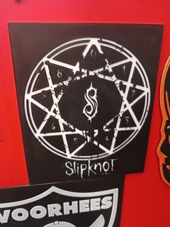 slipknot logo print Art 2d art lithophanes 3d print model - Mito3D