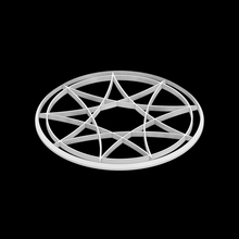 nudo corredizo logo platillo estrella Arte metal té decoración 3d print model - Mito3D