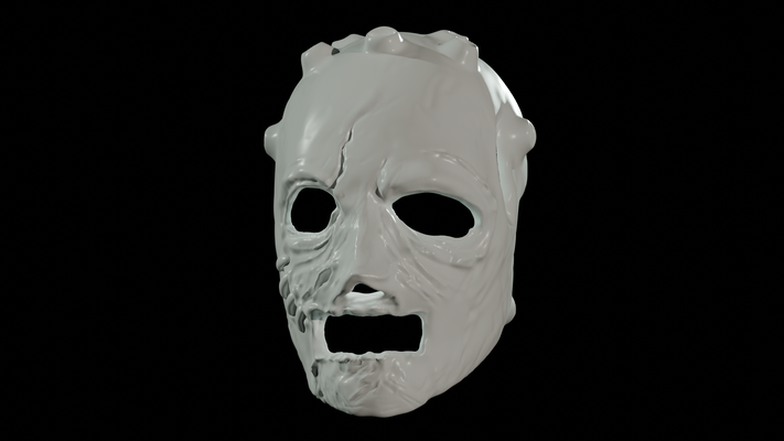 nœud coulant masque épouvantail masques art mode halloween cosplay style artiste 3d print model - Mito3D