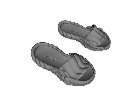 pantofola 3d Stampa modello stl 3d print model - Mito3D