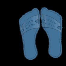 slippers fashion 3d print model - Mito3D
