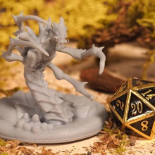 sliver - tabletop miniature game spike monster dragon stl file 3d model mini fantasy warhammer gloomhaven pathfinder critical role gaming rpg dnd dungeons dragons 3d print model - Mito3D