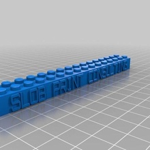 plouc lego Jeu personnalisé construction jouets 3d print model - Mito3D