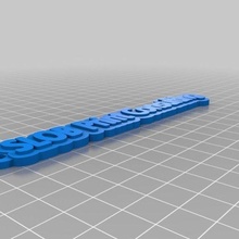 sciatto etichetta portachiavi personalizzato organizzazione 3d print model - Mito3D