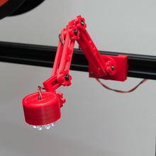 Nut-schiene zu artikulieren Licht tool Taschenlampe led mount rail 3d-drucken ender 3 3d print model - Mito3D