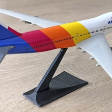 slot together model aircraft stand various display plane 3d print model - Mito3D