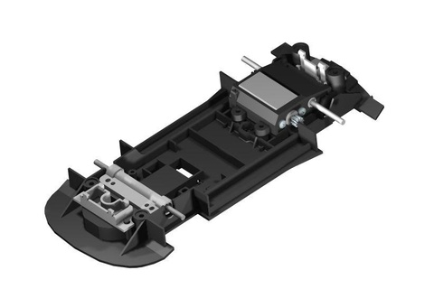 slotcar telaio carrera d124 ferrari 458 gt3 digitale pista slotracing 3d print model - Mito3D