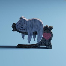 paresse l'amour ornement somnolent animal cadeau facile impression 3d print model - Mito3D