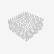 sls cage 100x100x50mm art 3d print model - Mito3D