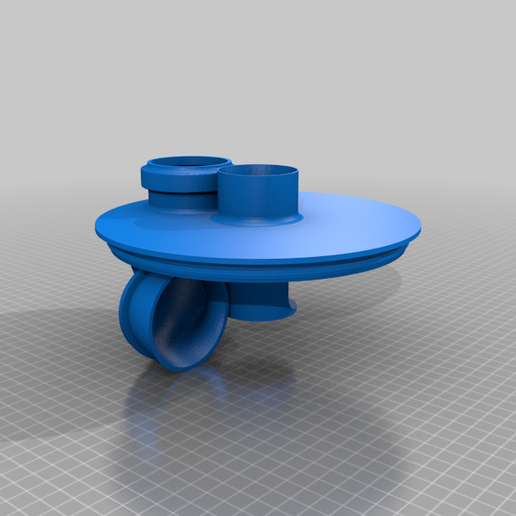 sludge separator mash barrel lid 3D print model - Mito3D
