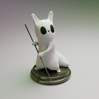 slug cat rain world Art spear 3d print model - Mito3D
