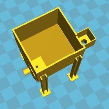 la bomba de mezcla del cuadro arquitectura minera o minería datos caixa caja polpa 3d print model - Mito3D