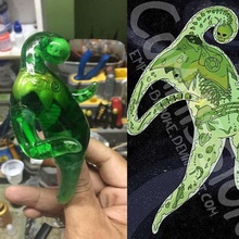 slushh juste de la résine l'imprimante jeu yelow lanterne green lantern dc les jouets colectibles 3d print model - Mito3D