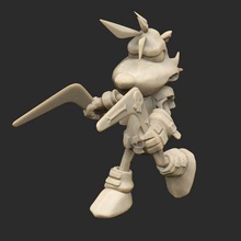 sly Tazmanya kaplanı sanat heykeller video Kaplan çaldı oyun karakter bumerang Avustralya 3d print model - Mito3D