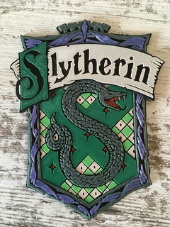 Slytherin Haus Kamm Harry Töpfer Hogwarts Gryffindor jk 3d print model - Mito3D